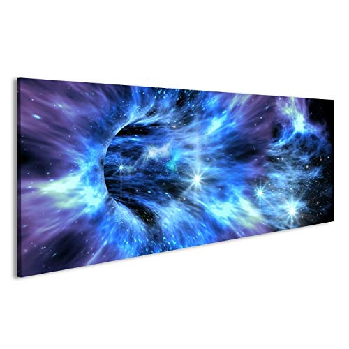 islandburner Bild Bilder auf Leinwand Sternennebel Galaxie Nebula Weltall Poster, Leinwandbild, Wandbilder