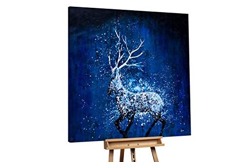 KunstLoft XXL Gemälde Cerf Magique 150x150cm |...