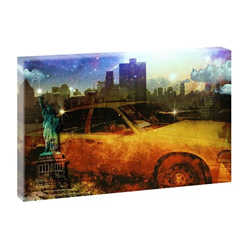 NewYork - Collage | Größe: 100 cm x 65 cm |...