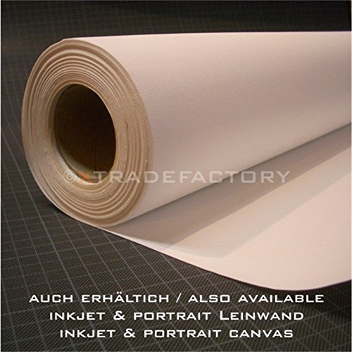 LEINWAND AUF ROLLE BK PREMIUM 100% Baumwolle 280g/m² 1,6x10m malfertig grundiert mit Gesso