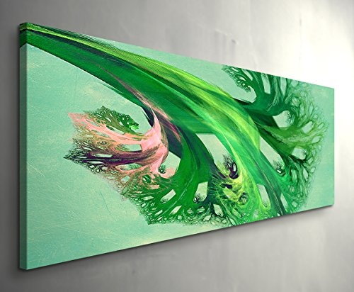 Mit dem Wind - Kunstdruck auf Leinwand gerahmt 150x50cm