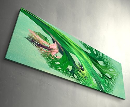 Mit dem Wind - Kunstdruck auf Leinwand gerahmt 150x50cm