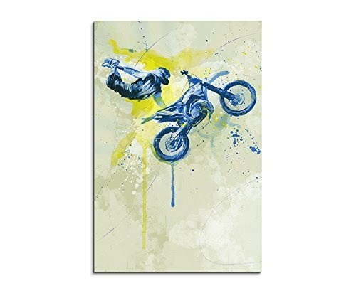 Motorrad Xgames 90x60cm SPORTBILDER Paul Sinus Art Splash...