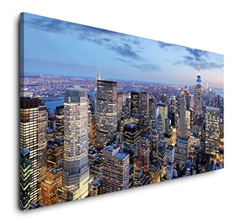 Paul Sinus Art New York in der Nacht 120x 60cm Panorama...