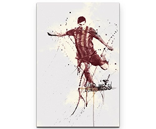 Paul Sinus Art Lionel Messi FC Barcelona 90x60cm auf...