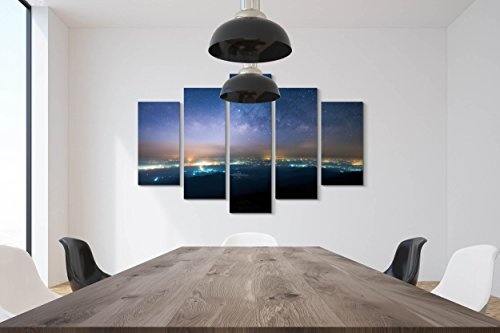 Milchstraße 491 teiliges Wandbild auf Leinwand (Gesamtmaß: 150x100cm)