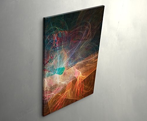 Feuer Am Horizont - 90x60cm Wandbild in brillanten hochauflösenden Farben stilvoll zeitlos und modern