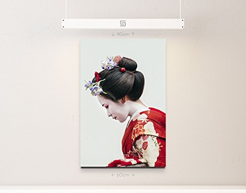 Geisha in Gion Kyoto - Poster gerollt 90x60cm