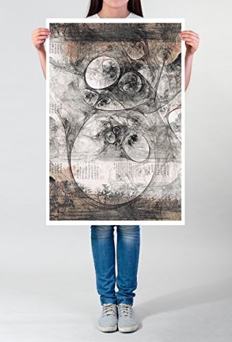 Alien - modernes abstraktes Bild Sinus Art - Bilder, Poster und Kunstdrucke