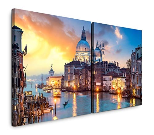 Paul Sinus Art GmbH Venedig Panorama 120x60cm - 2...