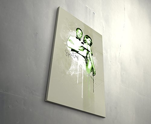 James Bond Spectre 90x60cm Paul Sinus Art Splash Art Wandbild auf Leinwand color
