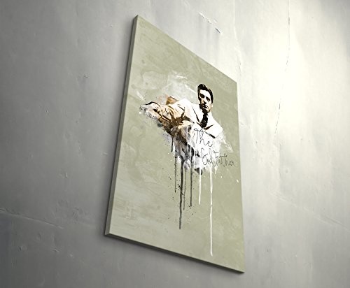 Paul Sinus Art The Godfather Al Pacino 90x60cm Splash Art Wandbild auf Leinwand Color