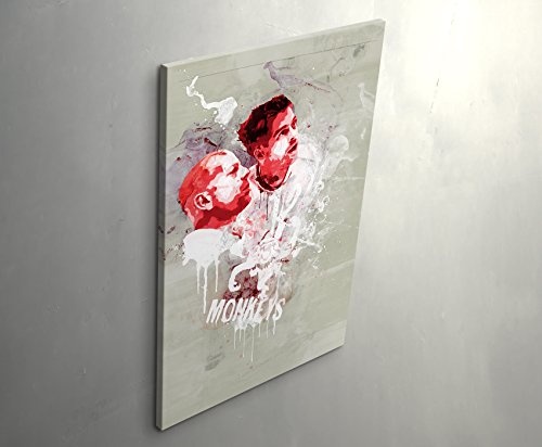 12 Monkeys 90x60cm Paul Sinus Art Splash Art Wandbild auf Leinwand color