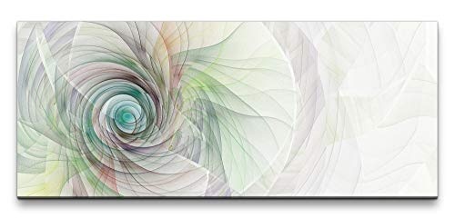 Paul Sinus Art GmbH kreatives Design in Pastell 120x 50cm Panorama Leinwand Bild XXL Format Wandbilder Wohnzimmer Wohnung Deko Kunstdrucke