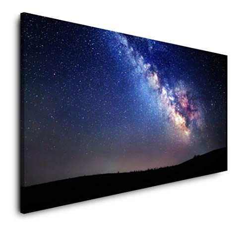 Paul Sinus Art Weltall 120x 60cm Panorama Leinwand Bild XXL Format Wandbilder Wohnzimmer Wohnung Deko Kunstdrucke