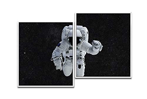 Paul Sinus Art Astronaut im Weltall 130 x 90 cm (2 Bilder...