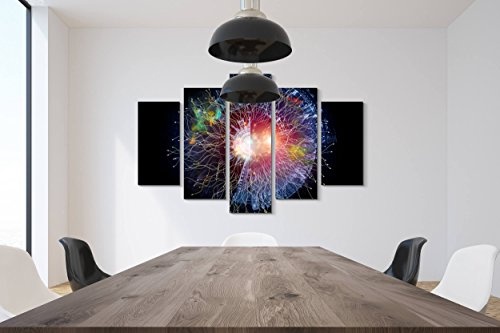 Paul Sinus Art Leinwandbilder | Bilder Leinwand 160x100cm...