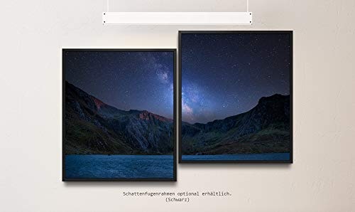 Paul Sinus Art Berge vor Einem See 130 x 90 cm (2 Bilder...