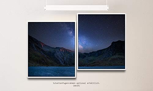 Paul Sinus Art Berge vor Einem See 130 x 90 cm (2 Bilder...