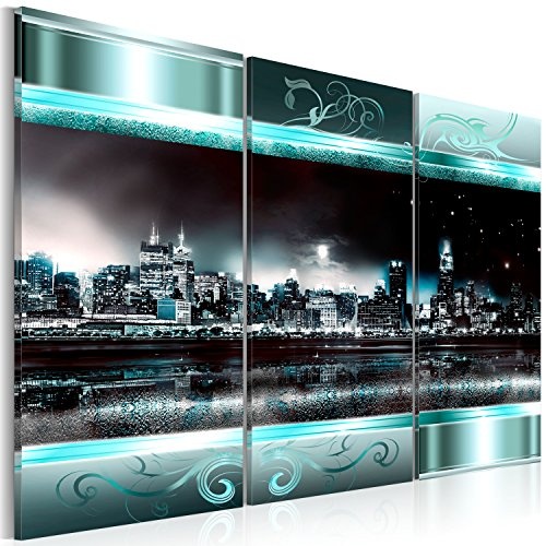 murando - Acrylglasbild New York 120x80 cm - 3 Teilig -...