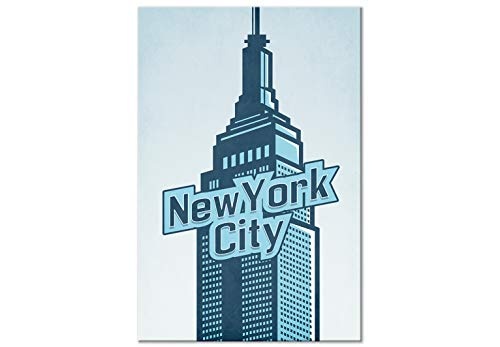 murando - Bilder New York Stadt 20x30 cm Vlies Leinwandbild 1 TLG Kunstdruck modern Wandbilder XXL Wanddekoration Design Wand Bild - NY City d-A-0074-b-a