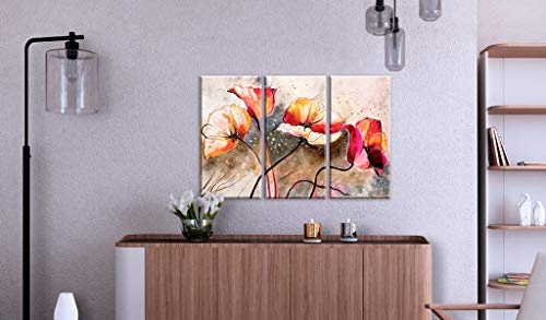 murando handgemalte Bilder Blumen 120x80cm Gemälde 3...