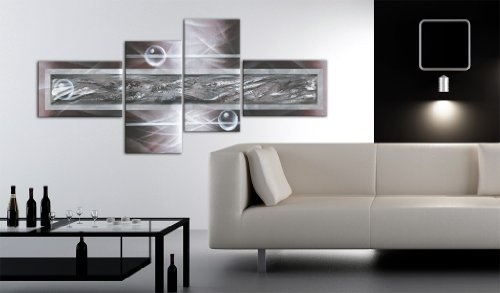 murando - Bilder 200x95 cm Vlies Leinwandbild 4 Teilig Kunstdruck modern Wandbilder XXL Wanddekoration Design Wand Bild - Abstrakt 93533
