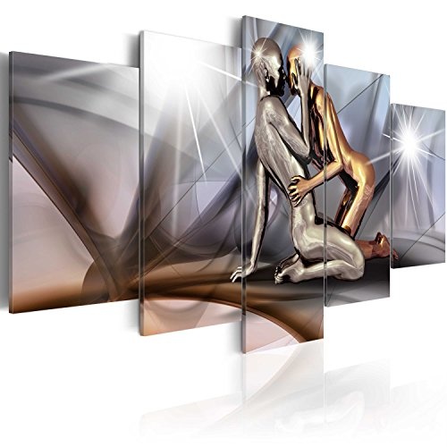murando - Acrylglasbild Abstrakt 200x100 cm - 5 Teilig - Bilder Wandbild - modern - Decoration - h-A-0019-k-m