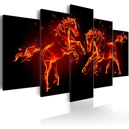 murando Akustikbild Tiere Pferde 200x100 cm Bilder...