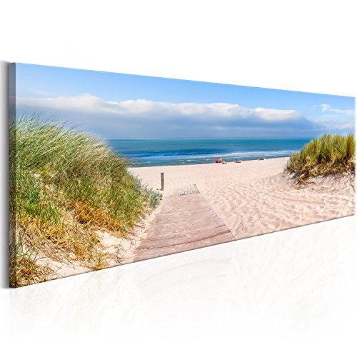 murando - Acrylglasbild Landschaft 135x45 cm - Bilder Wandbild - modern - Decoration Strand f-C-0129-k-a