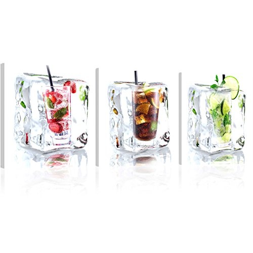 murando - Acrylglasbild Drink 120x40 cm - Bilder Wandbild - modern - Decoration KÜCHE EIS Obst 030107-10