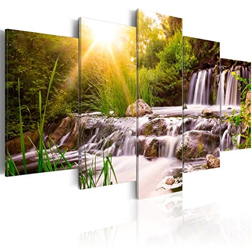 murando - Acrylglasbild Natur 200x100 cm - 5 Teilig - Bilder Wandbild - modern - Decoration c-C-0026-k-n