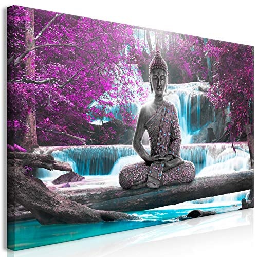 murando Mega XXXL Buddha Wandbild 160x80 cm -...