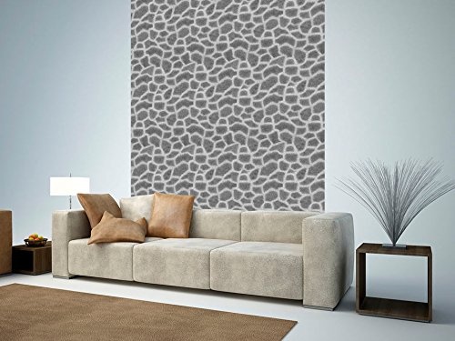 murando - Vlies Tapete Deko Panel Fototapete Wandtapete Wand Deko 10 m Tapetenrolle Mustertapete Wandtapete modern design Dekoration - Giraffe Giraffemuster Tiermuster Tiere f-A-0113-j-d