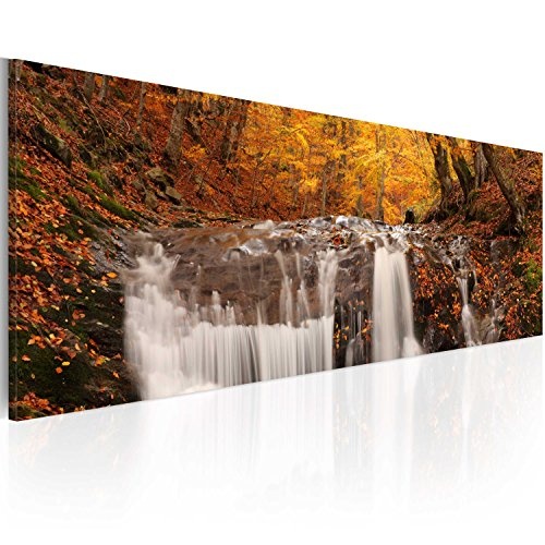 murando - Bilder Wasserfall 120x40 cm Vlies Leinwandbild...