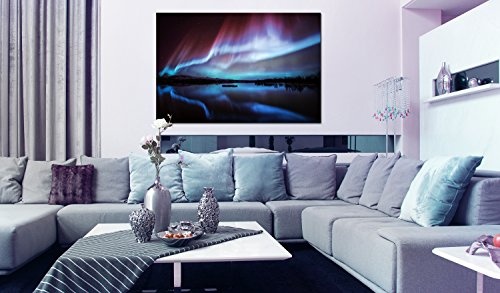 murando - Bilder Polarlicht 120x80 cm - Vlies...