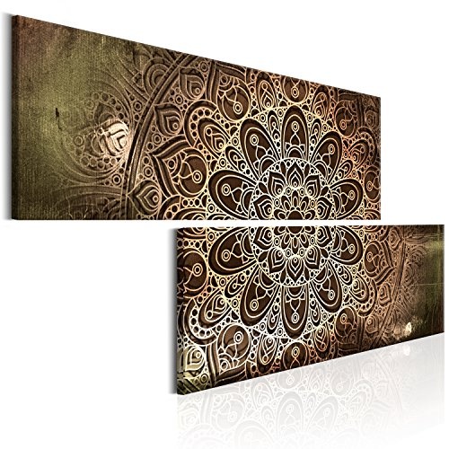 murando - Bilder Mandala 160x80 cm Vlies Leinwandbild 2...