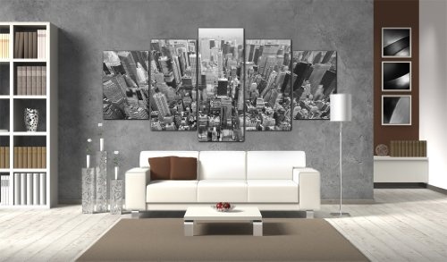 murando - Bilder 200x100 cm Vlies Leinwandbild 5 tlg Kunstdruck modern Wandbilder XXL Wanddekoration Design Wand Bild - New York 030211-2