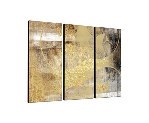 Kunstdruck Erdtöne Abstrakt413_3x90x40cm...