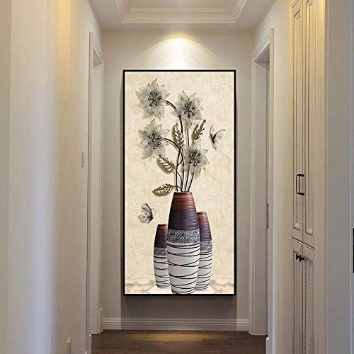 Dekoration Malerei Modernen Minimalistischen Korridor Gang Vertikale Wandbilder Glück Feng Shui Nordic Wohnzimmer Wandmalereien Licht Luxus Elch 40 * 80 Cm / 10 Mm