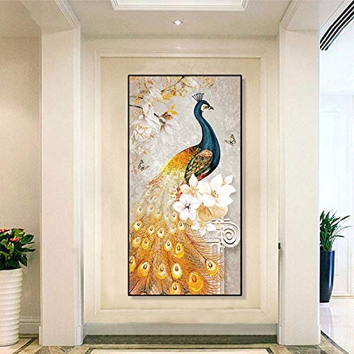 Dekoration Malerei Modernen Minimalistischen Korridor Gang Vertikale Wandbilder Glück Feng Shui Nordic Wohnzimmer Wandmalereien Licht Luxus Elch 40 * 80 Cm / 10 Mm