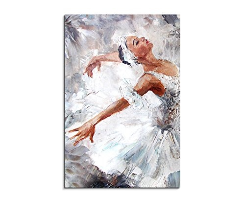 Paul Sinus Art Fotoleinwand 90x60cm Bild - Ballerina