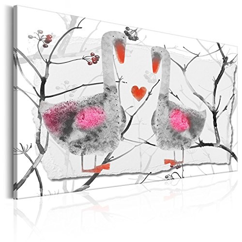 murando - Bilder Tiere 120x80 cm Vlies Leinwandbild 1 TLG Kunstdruck modern Wandbilder XXL Wanddekoration Design Wand Bild - Ente Kinder g-C-0049-b-d