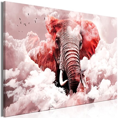 murando - Bilder Elefant 90x60 cm Vlies Leinwandbild 1...