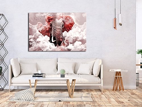 murando - Bilder Elefant 90x60 cm Vlies Leinwandbild 1...