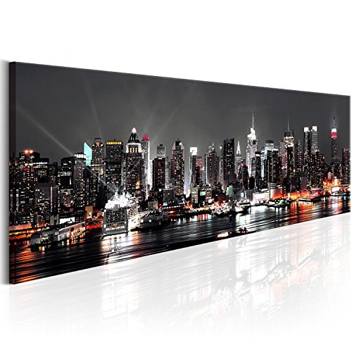 murando - Bilder 115x40 cm Vlies Leinwandbild 1 TLG Kunstdruck modern Wandbilder XXL Wanddekoration Design Wand Bild - New York d-B-0090-b-a