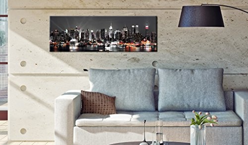 murando - Bilder 115x40 cm Vlies Leinwandbild 1 TLG Kunstdruck modern Wandbilder XXL Wanddekoration Design Wand Bild - New York d-B-0090-b-a