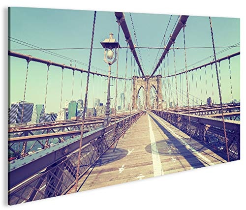 islandburner Bild Bilder auf Leinwand Brooklyn Bridge V3...