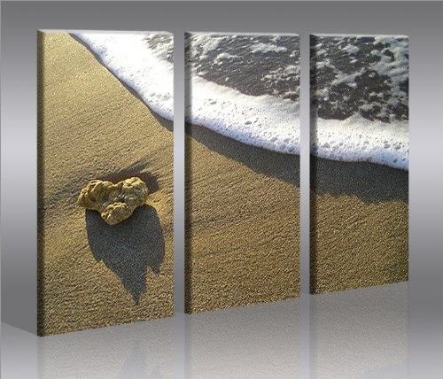 islandburner Bild Bilder auf Leinwand Smoothin Strand Me...