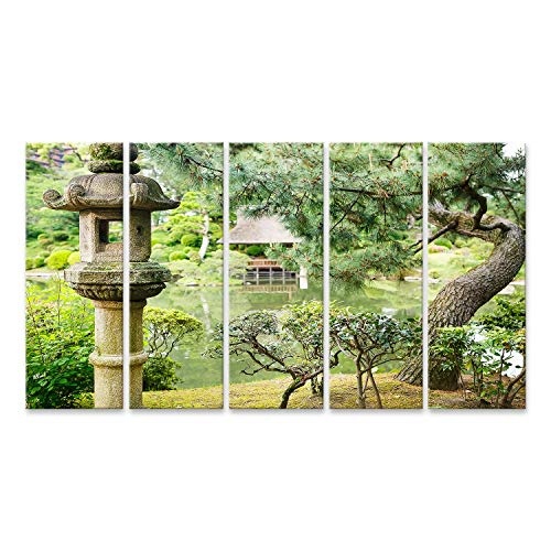 Bild Bilder auf Leinwand Shukkeien ist EIN angenehmer Garten im japanischen Stil in Hiroshima, Japan. Wandbild, Poster, Leinwandbild NSW